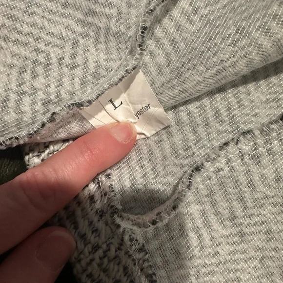 Gray Herringbone Blazer - Picture 3 of 4